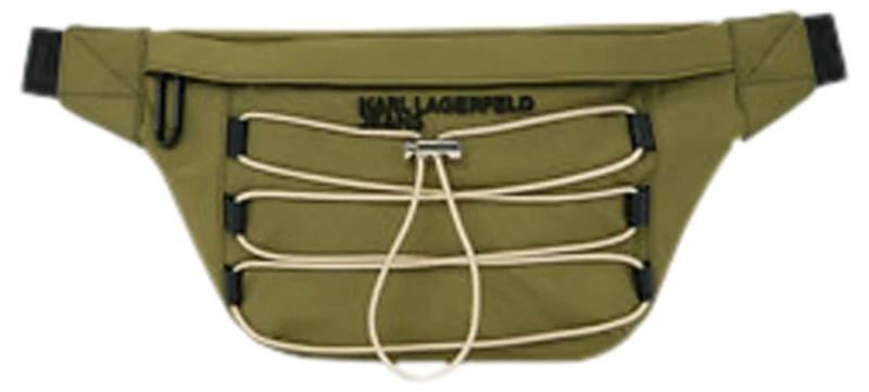 KARL LAGERFELD JEANS, Men's, Utility String Bumbag, Green, One size