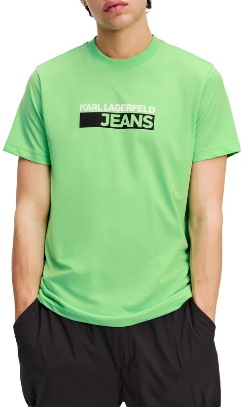 KARL LAGERFELD JEANS Men Slim Logo T-Shirt Spring Bouquet XS