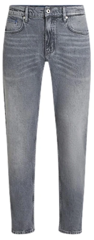 KARL LAGERFELD JEANS, Men's, Tapered Denim, Tapered Leg, Grey, 2934
