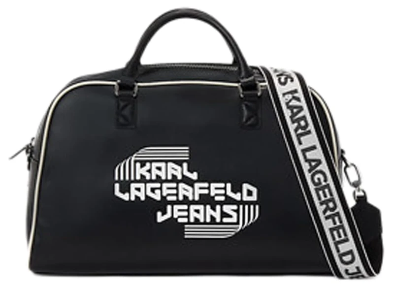 KARL LAGERFELD JEANS, Women's, Bowling Lg Crossbody, Black, One size