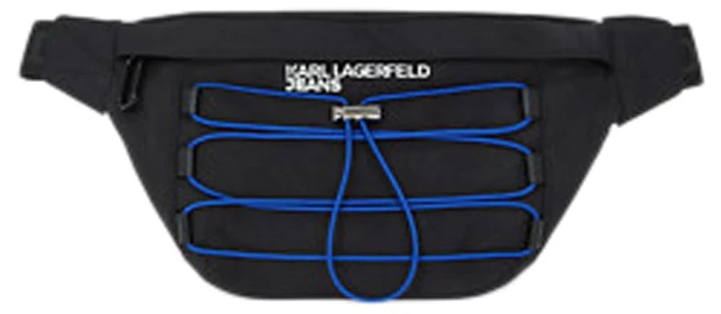KARL LAGERFELD JEANS, Men's, Utility String Bumbag, Black, One size