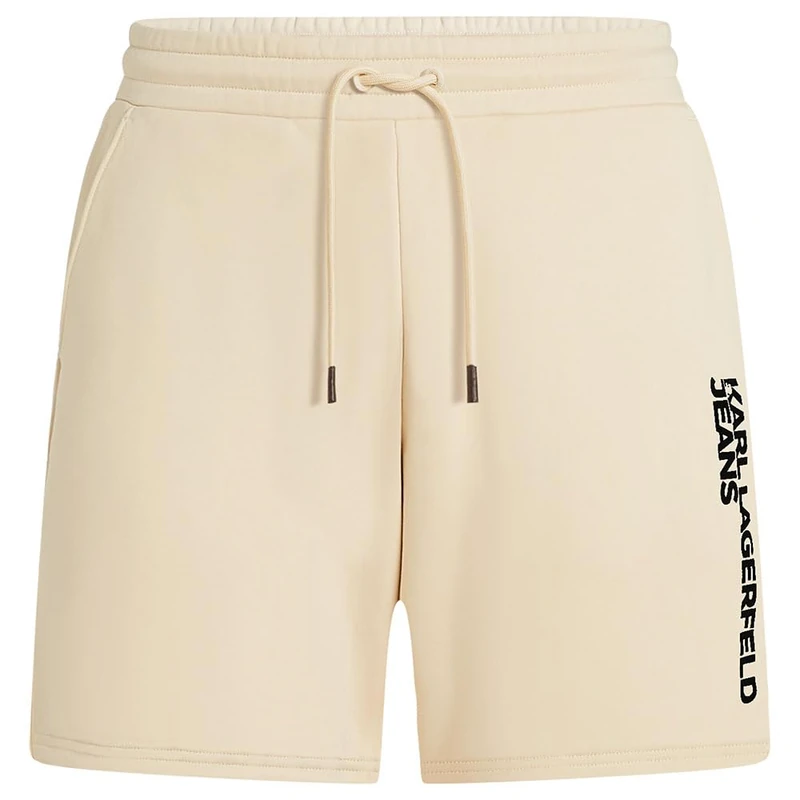 KARL LAGERFELD JEANS, Men's, Essential Logo Sweatshort, Regular Fit, Brown, L