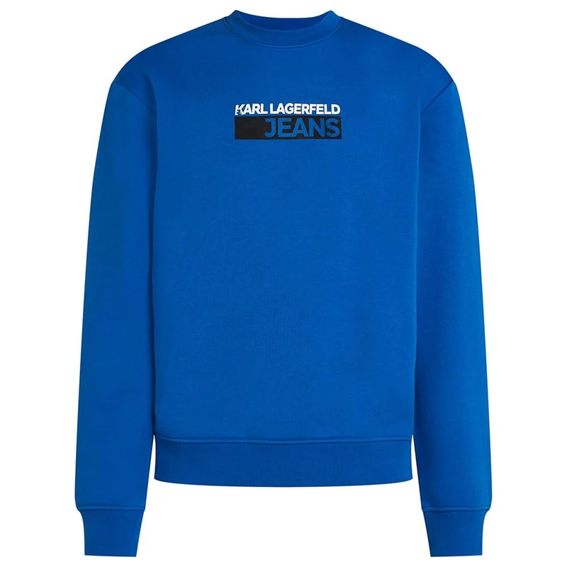 KARL LAGERFELD JEANS, Men's, Regular Logo Sweat, Regular Fit, Blue, M