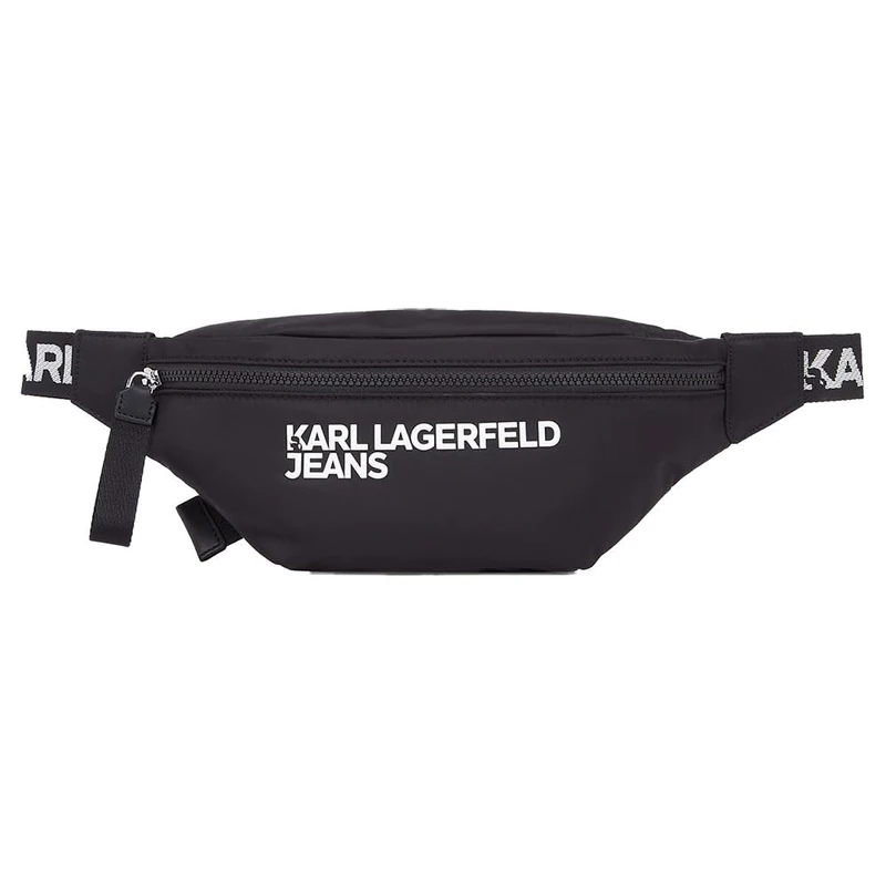 Karl Lagerfeld Jeans, Men's, Essential Nylon Bumbag, Black, One Size