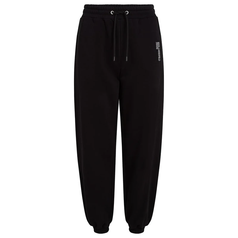 KARL LAGERFELD JEANS, Women's, Piping Sweatpant, Regular Fit, Black, L