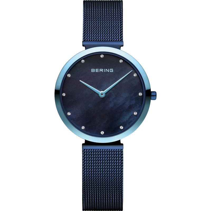 BERING Women Analog Quartz Watch with Stainless Steel Strap 18132-398