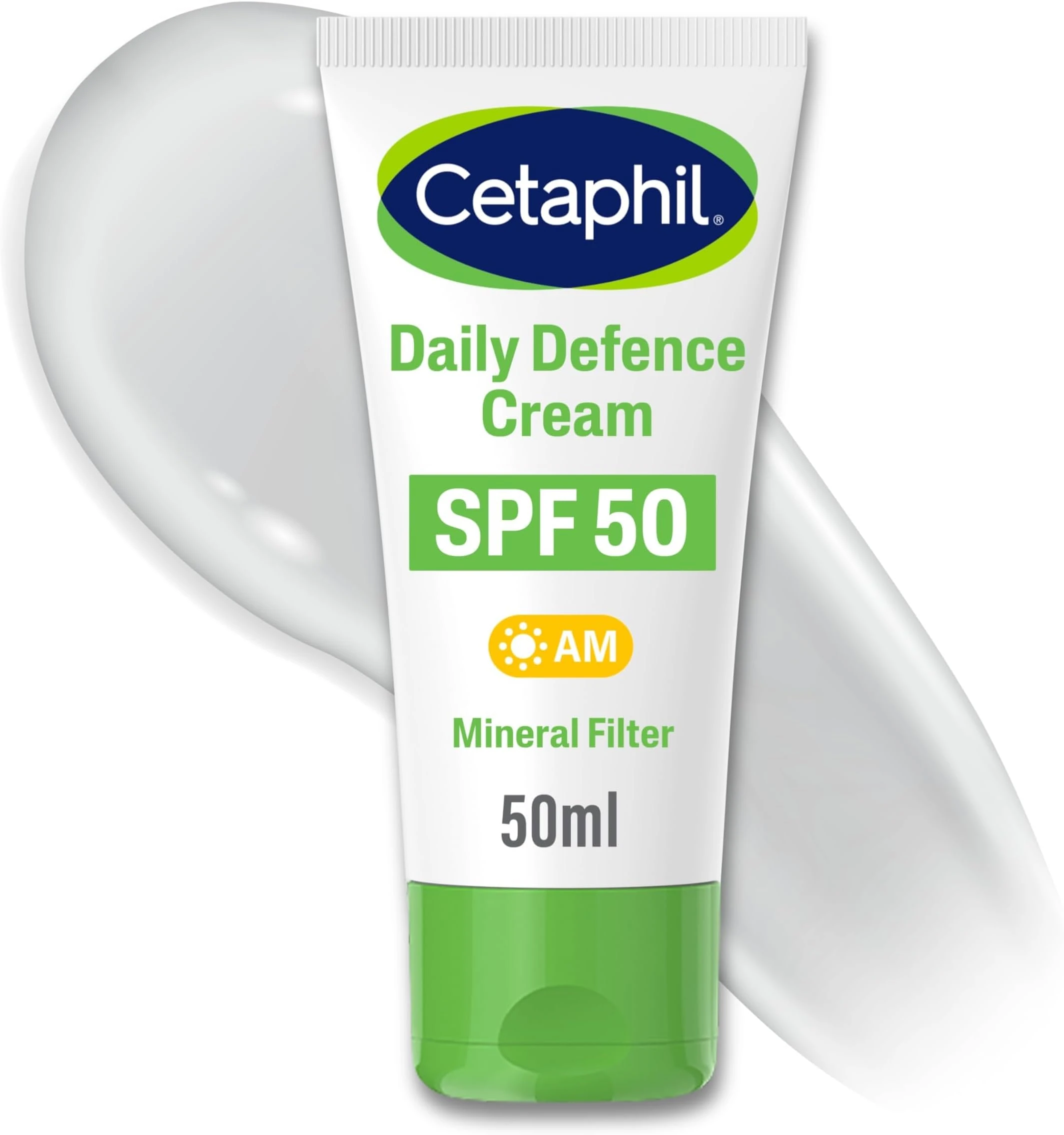 Cetaphil Daily Defence SPF for Sensitive Skin, SPF 30 Moisturiser/SPF 50 Mineral Sunscreen