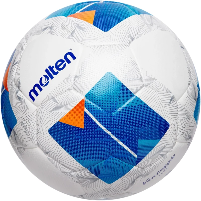 Molten Vantaggio 3555 Hybrid Advanced Bonded Football For Accuracy| FIFA Quality Pro Control Match Ball | Durable Textured PU Leather | Size 5 - For Boys and Girls Aged 14 plus & Adults
