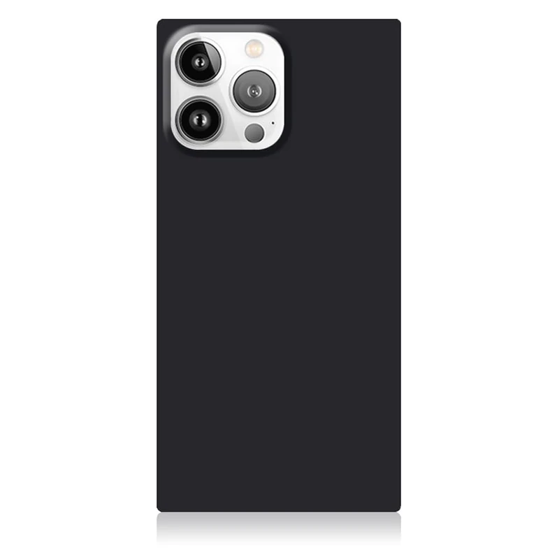 FLAUNT Square Protective Case - Compatible with iPhone 15 Pro - Compatible with MagSafe & Wireless Charging - Stylish Drop Tested Shockproof Phone Case - The Official Square Phone Case (Matte Black)
