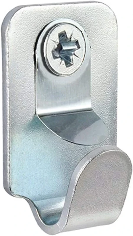 Heavy Duty Safety Picture / Mirror Hooks with Screws and Wall Plugs - 15kg Load… (2 Pack)