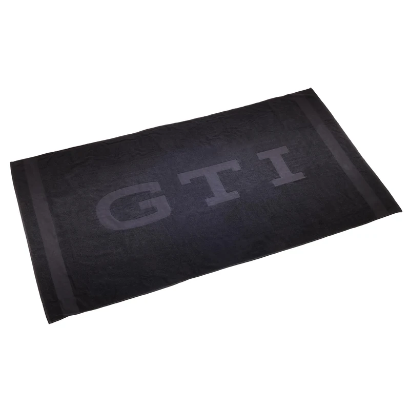Volkswagen 3A4084501 Bath Towel GTI Beach Towel Bath Sheet 180 x 100 cm Black