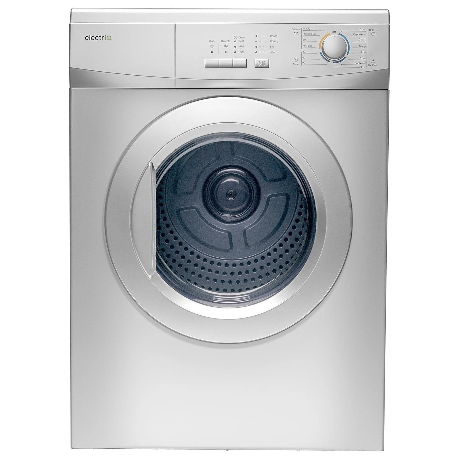 electriQ Series 2 7kg Vented Tumble Dryer â€“ Silver