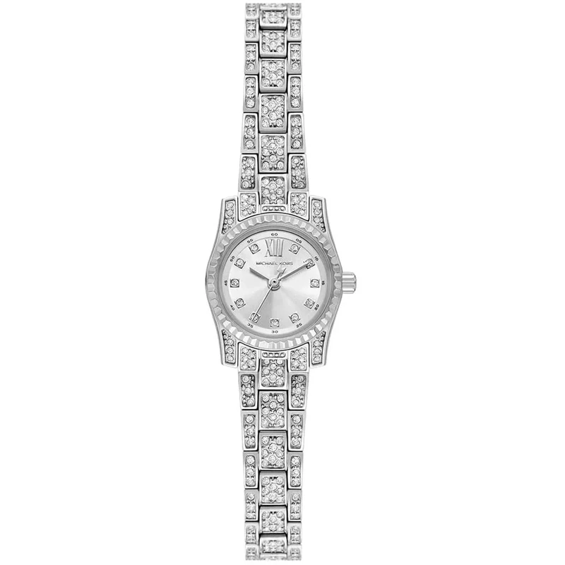 Michael Kors Lexington Watch for Women, 19mm Quartz Three Hand Movement with Stainless Steel or Leather Strap