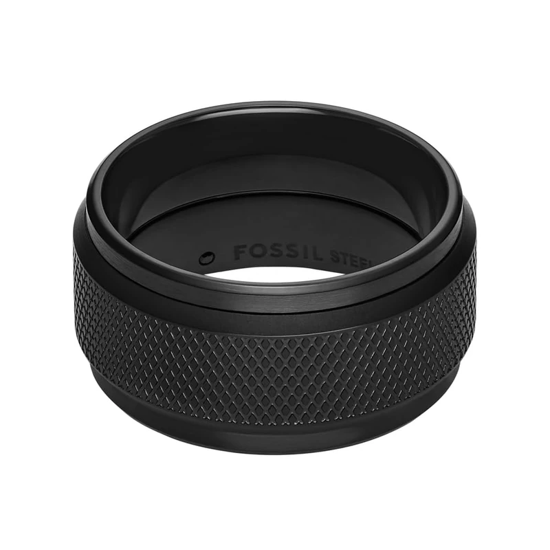 FOSSIL Men's Stainless Steel Band Rings
