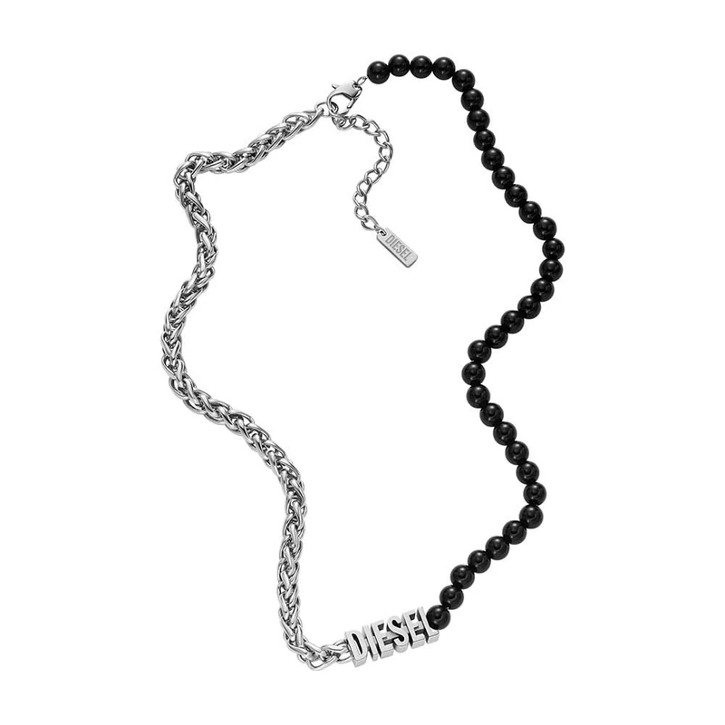 Diesel Men's 2 tone Stainless Steel with lobster clasp closure Chain necklace