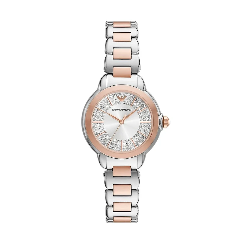 Emporio Armani Women's Analog Quartz Watch with Stainless Steel Strap AR11643