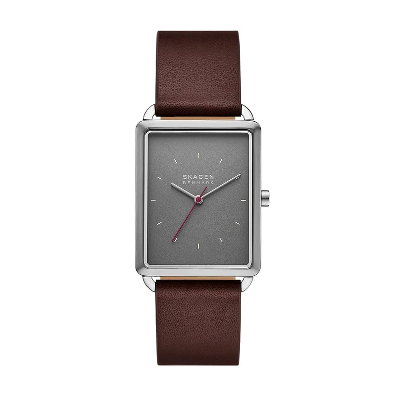 Skagen Hagen Watch for Men, Quartz Three Hand Movement with Stainless Steel or Leather Strap