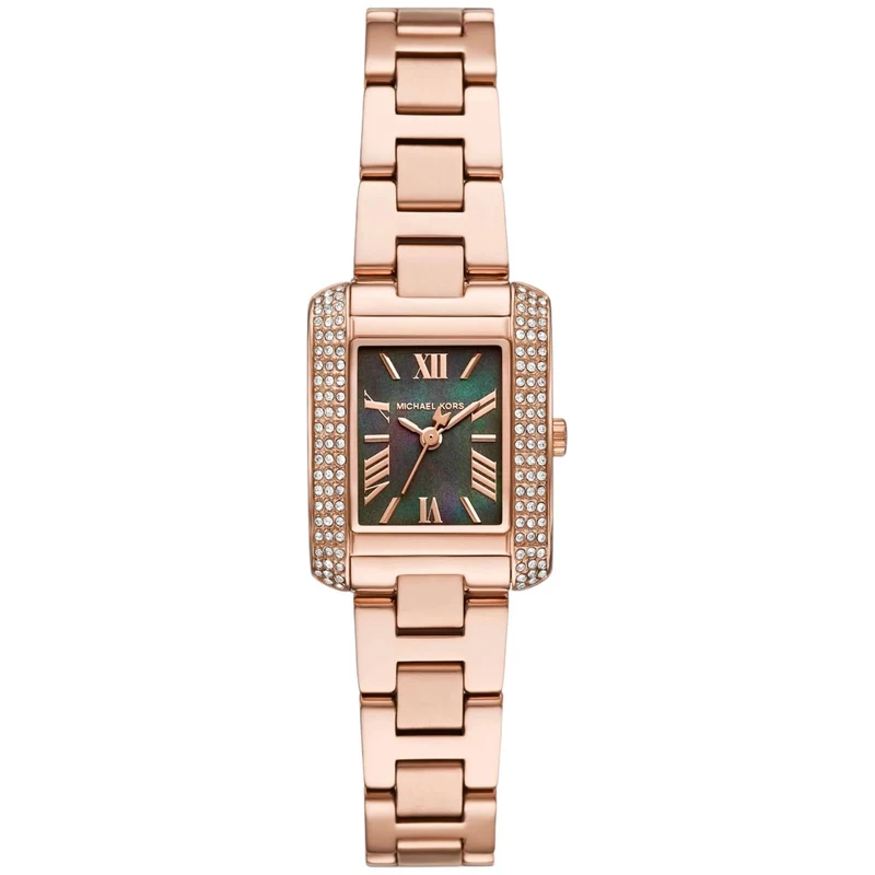 Michael Kors Emery Women's Watch, 22mm Quartz Three Hand Movement with Stainless Steel Strap