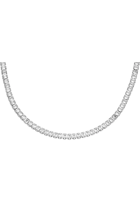 Fossil Women's Heritage Silver Stainless Steel Necklace, JA7271040