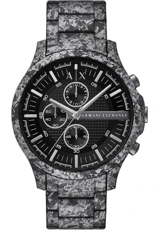 Armani Exchange Watch for Men, Quartz Chronograph Movement and 46mm Case Size with Stainless Steel Strap