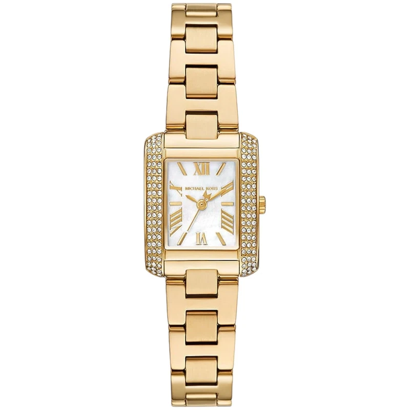 Michael Kors Emery Women's Watch, 22mm Quartz Three Hand Movement with Stainless Steel Strap