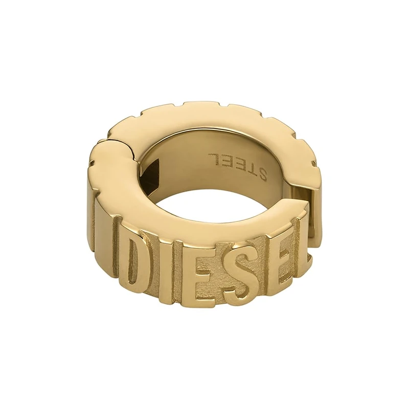 Diesel Men's Stainless Steel with Hoop closure Earrings