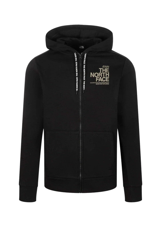 The North Face Men's New Blanca Peak Poly Cotton Fz Hd Jacket, Tnf Black, S