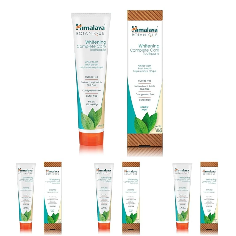 Himalaya Botanique Whitening Simply Mint - 150g (Pack of 4) - Image 1