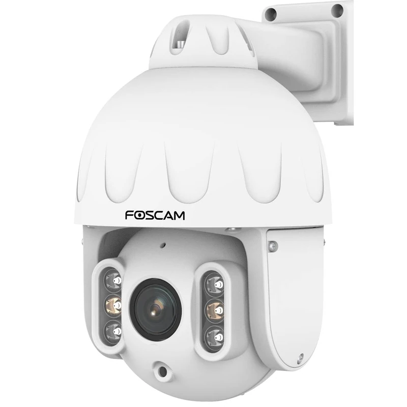 Foscam SD8EP 8MP PoE PTZ Dome Security Camera with 4x Optical Zoom, UHD Video Quality, HDR, Indoor and Outdoor Intelligent Person and Vehicle Detection - Image 1