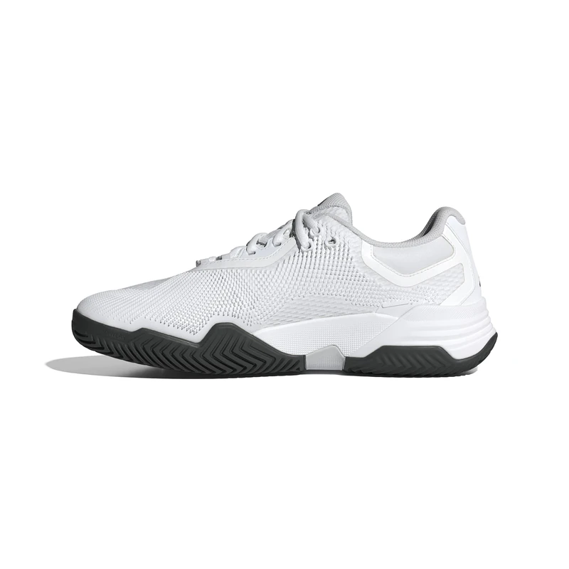 adidas Men's Solematch Control 2 Tennis Shoes, FTWR White/Black Blue met./Silver met., 12.5 UK