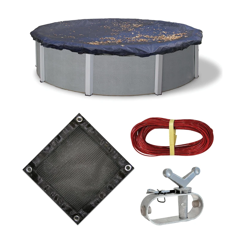 Blue Wave BWC514 33-ft Round Leaf Net Above Ground Pool Cover