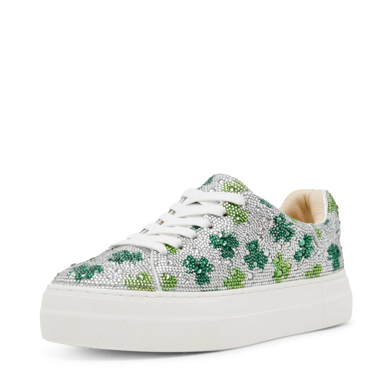 Betsey Johnson Women's Sidny Sneaker, Clover, 4.5 UK