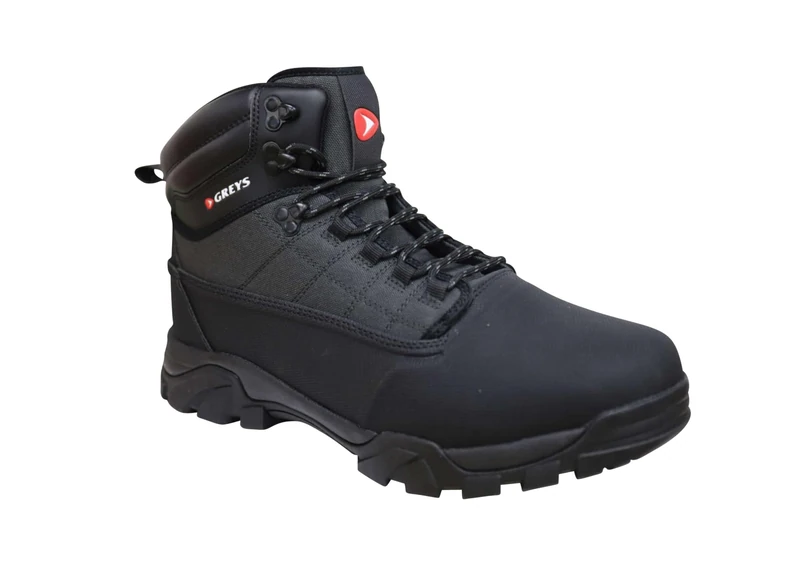 Greys Tail Fishing Boots | Lightweight Durable Fishing Wading Boots with Directional Grip Sole | Saltwater Resistant Eyelets | Non-Slip Outer Sole | Cleated Design | UK 8-9 | EU 42/43