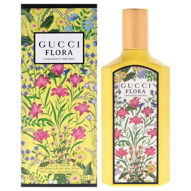 Flora Gorgeous - Orchid by Gucci for Women - 3.3 oz EDP Spray (Refillable)