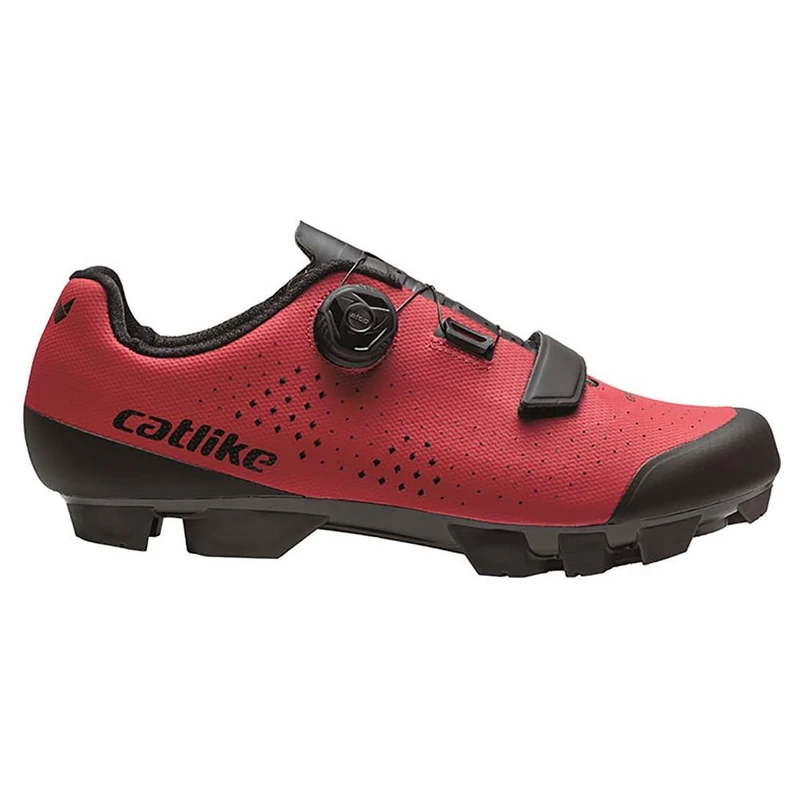 Catlike 7200600022 - Kompact'o X1 MTB Cycling Shoes Size 45 – Lightweight, Durable, and Breathable Design with Advanced ATOP Dial System, Reinforced Nylon Sole, Red