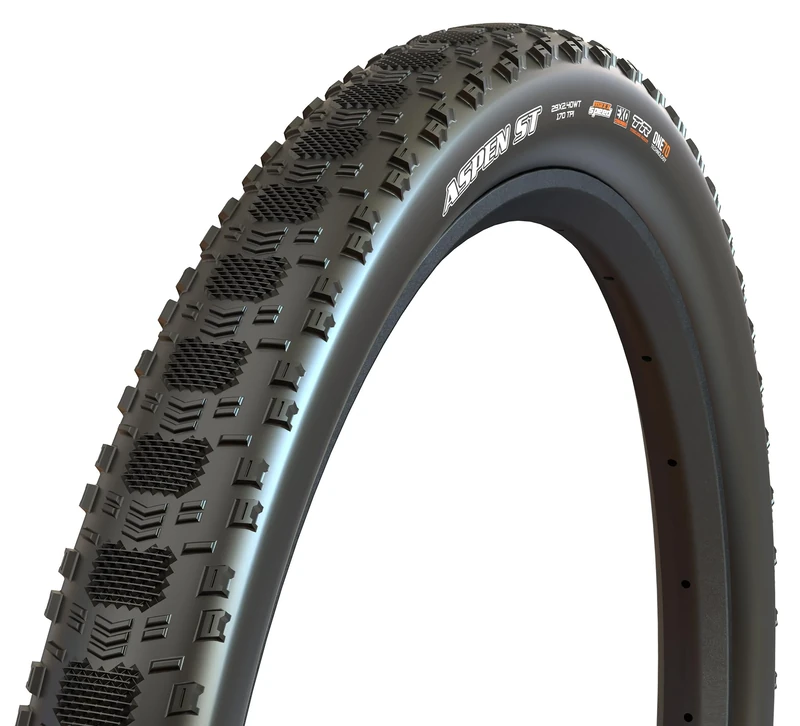 Maxxis Aspen ST Bicycle Tyre with Folding Bead 29x2.40 MaxxSpeed/EXO/Tubeless Ready, Black