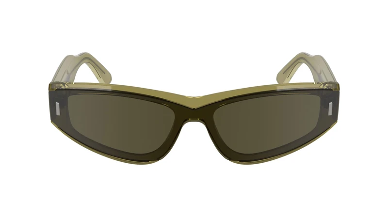 Calvin Klein Unisex Adult Sunglasses CK24534S - Light Brown with Solid Brown Lens