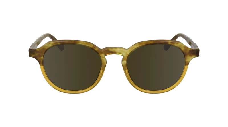 Calvin Klein Unisex Adult Sunglasses CK24538S - Honey Havana/Honey with Solid Dark Caramel Lens