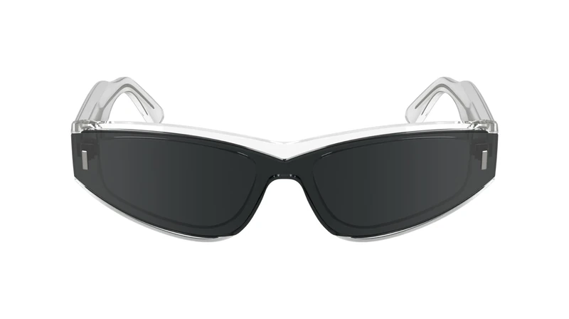 Calvin Klein Unisex Adult Sunglasses CK24534S - Crystal with Solid Grey Lens