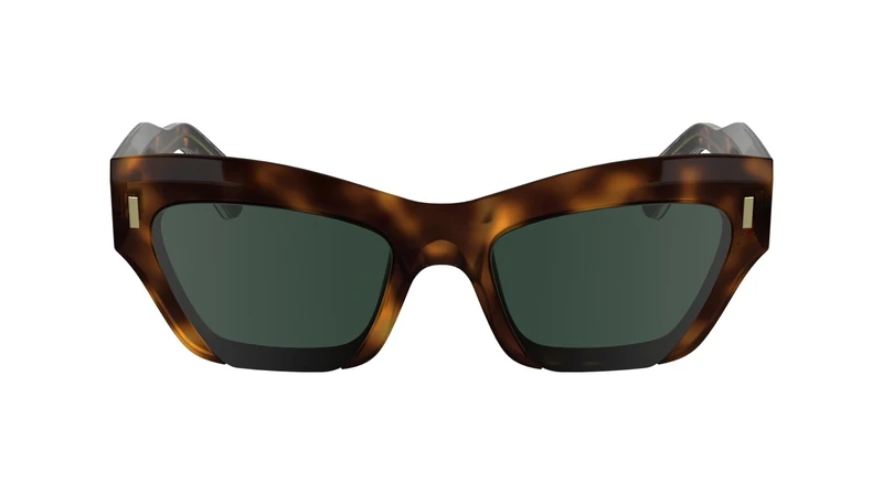 Calvin Klein Women's Sunglasses CK24531S - Havana with Solid Green Lens
