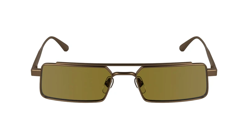 CALVIN KLEIN CK24111S 771 MATTE AMBER GOLD 55/18/145 UNISEX Sunglasses