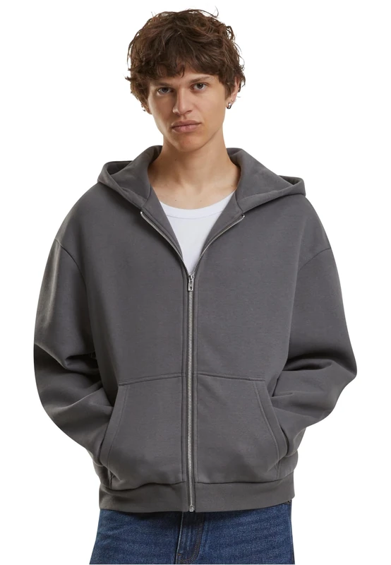Build Your Brand Men's Hooded Sweatshirt, magnet, XXL