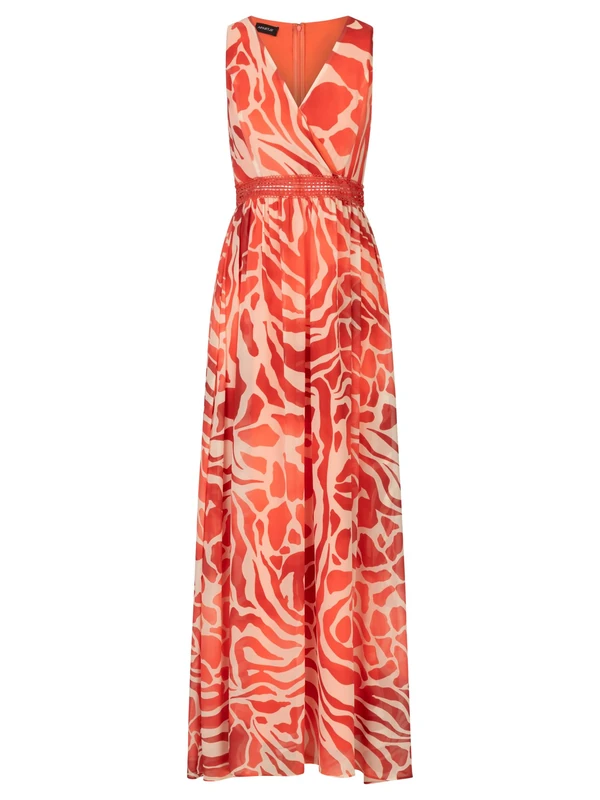 APART Fashion Women's Coral Cream Dress, Coral Cream, 20