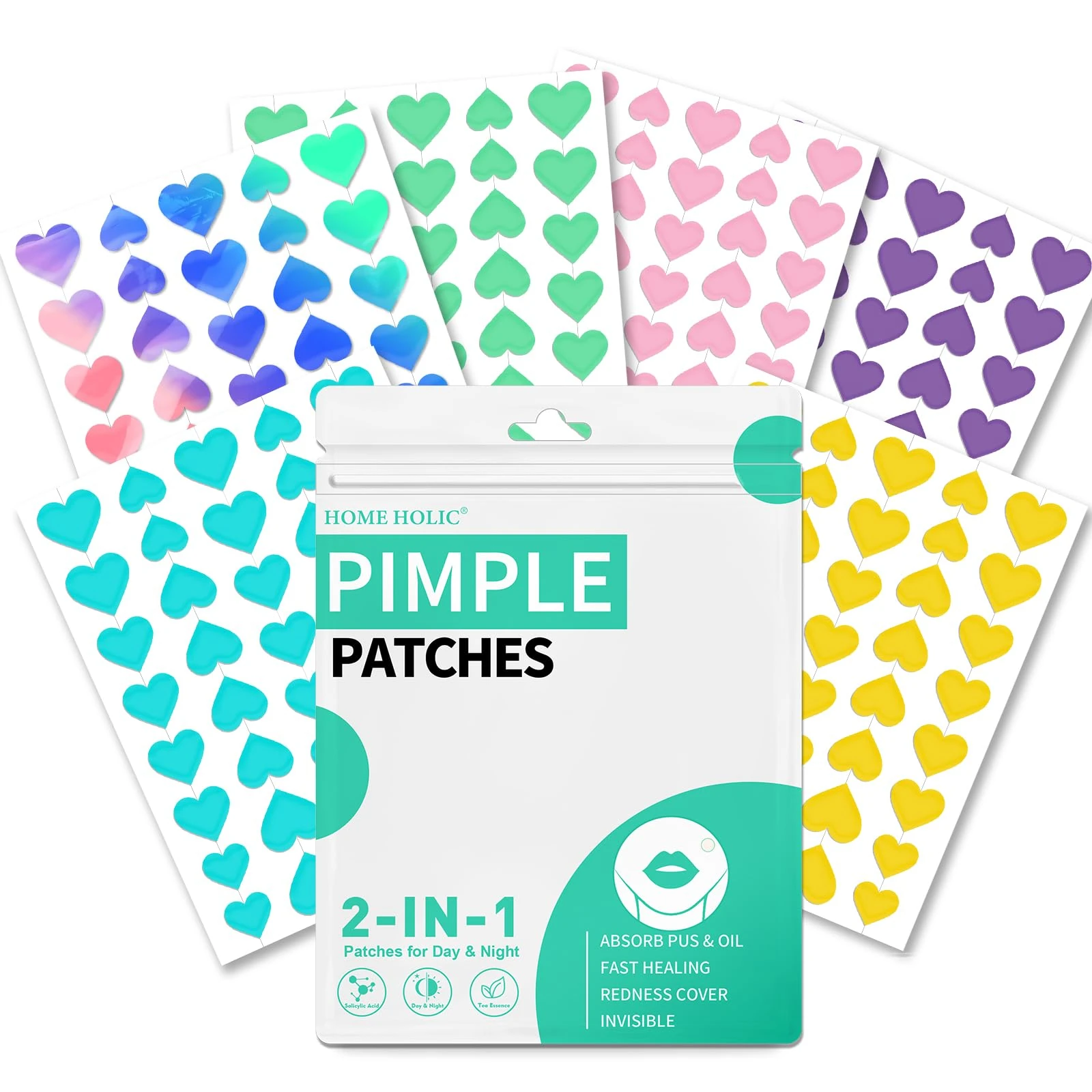 Pimple Patches Spot Patches Spot Stickers Acne Treatment Absorbing Cover Invisible Blemish Cover Acne Dots for Fast Acting Skincare