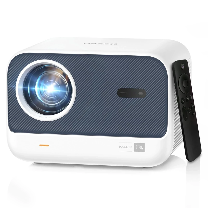 Sound by JBLNative 1080P Mini Projector, Auto Focus & Vertical Keystone Portable Projector, WiFi 6 Bluetooth 50% for Bedroom/Home Cinema/Outdoor/iOS/Android