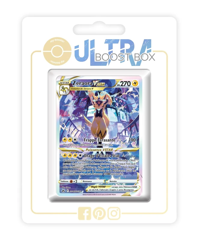 Archéduc (Decidueye) 005/064 Reverse - my-booster X Écarlate et Violet 6.5 - Fable Nébuleuse Box of 10 Pokemon French Cards