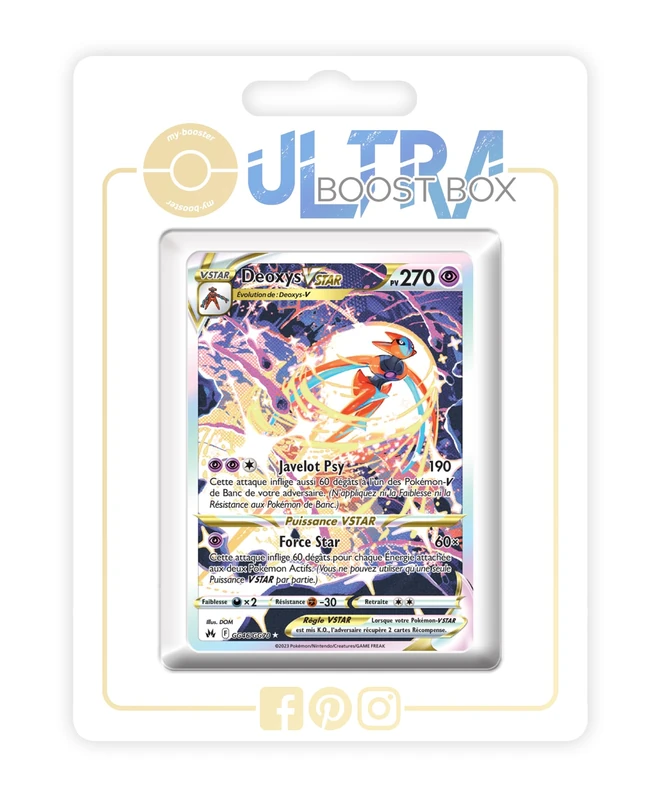 Archéduc (Decidueye) 005/064 Reverse - my-booster X Écarlate et Violet 6.5 - Fable Nébuleuse Box of 10 Pokemon French Cards