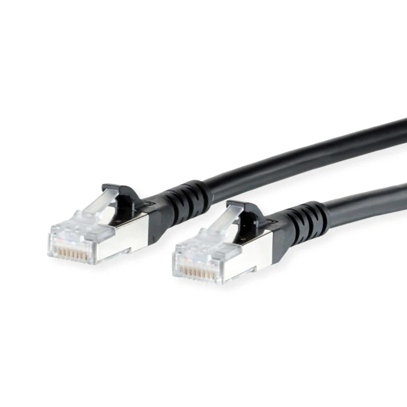METZ CONNECT Patch Cable Cat.6A AWG 26 halogen-free, black, 60 m