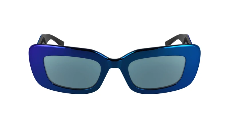 KARL LAGERFELD Women's Sunglasses KL6164S - Mirror Blue with Solid Mirror Azure Lens