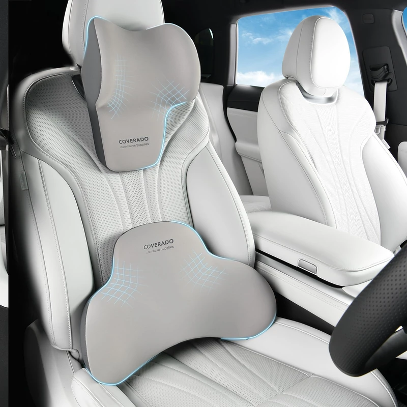 Coverado Lumbar Support and Car Neck Pillow - Image 1